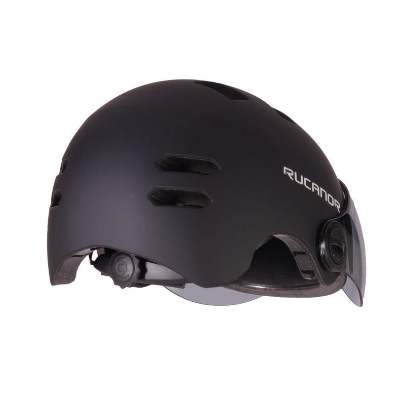 Rucanor Urban Sprint Visière de Casque Scooter et Vélo NT8776 Noir Taille 58-61