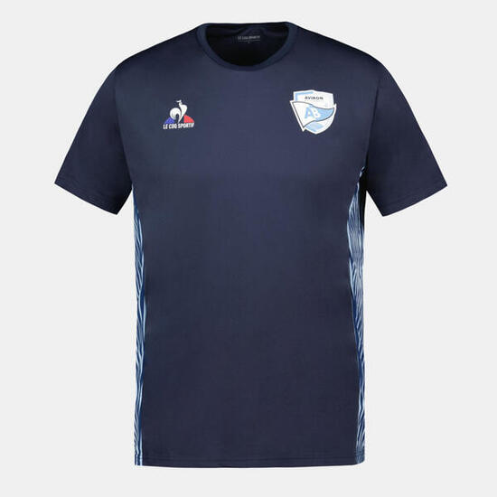 T-shirt d'entraînement marine Aviron Bayonnais Le Coq Sportif