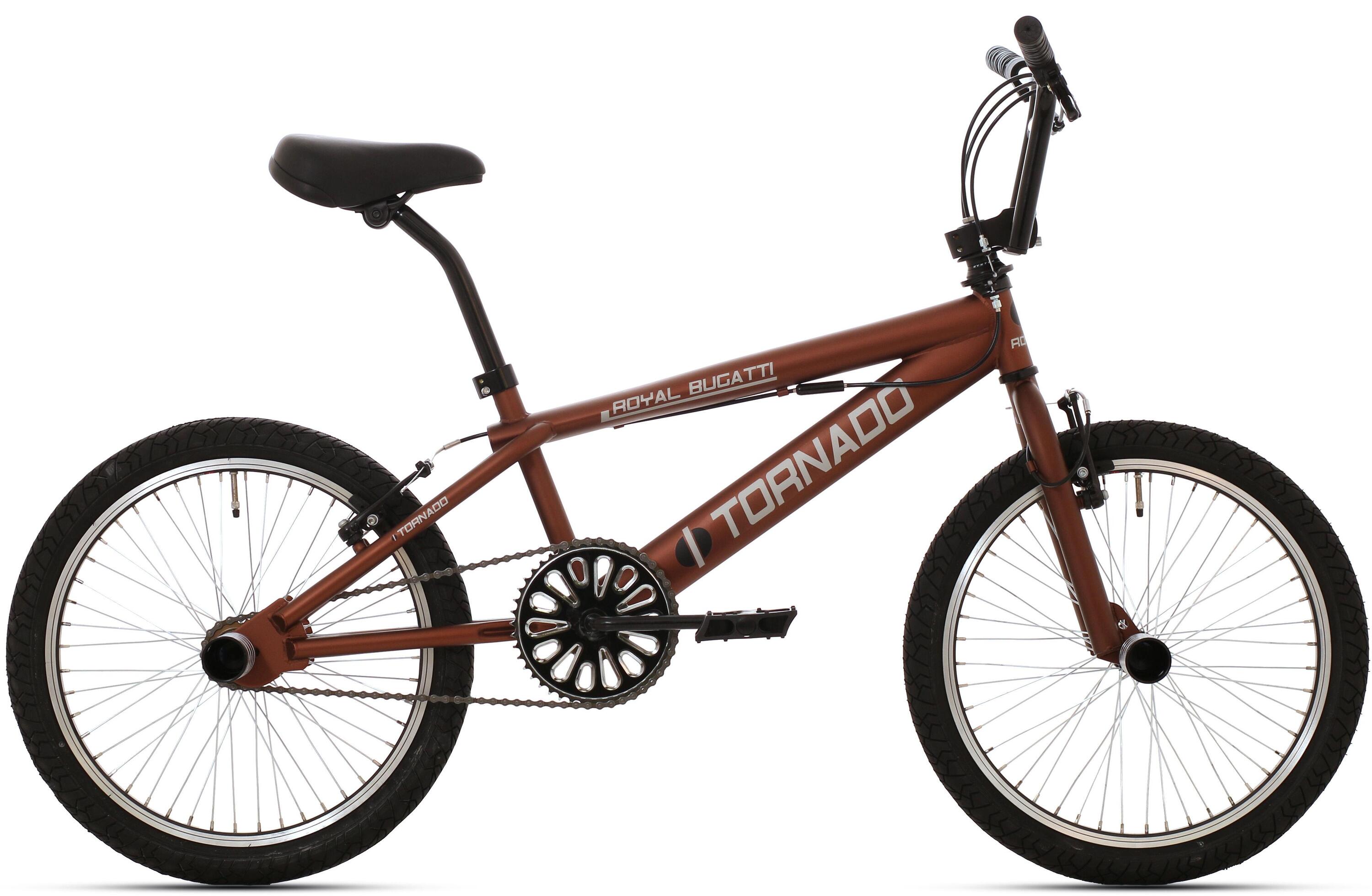 Royal Freestyle BMX 20" Bugatti - marrón oscuro mate con neumáticos negros 2/2