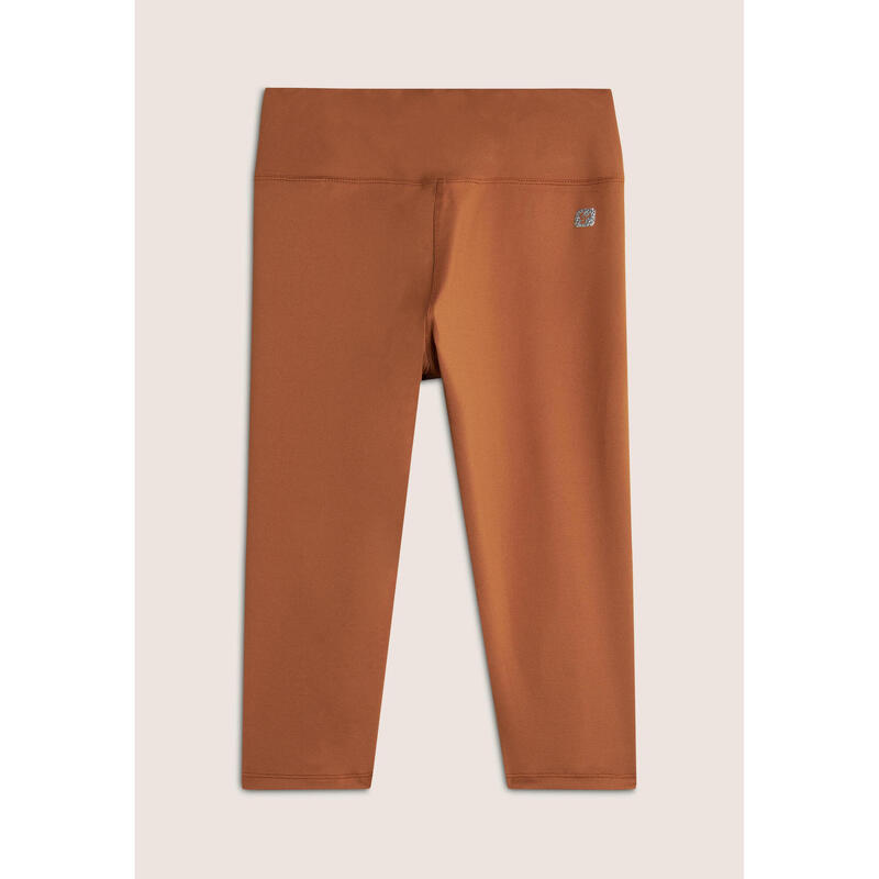 Legging de sport corsaire à taille haute en tissu technique