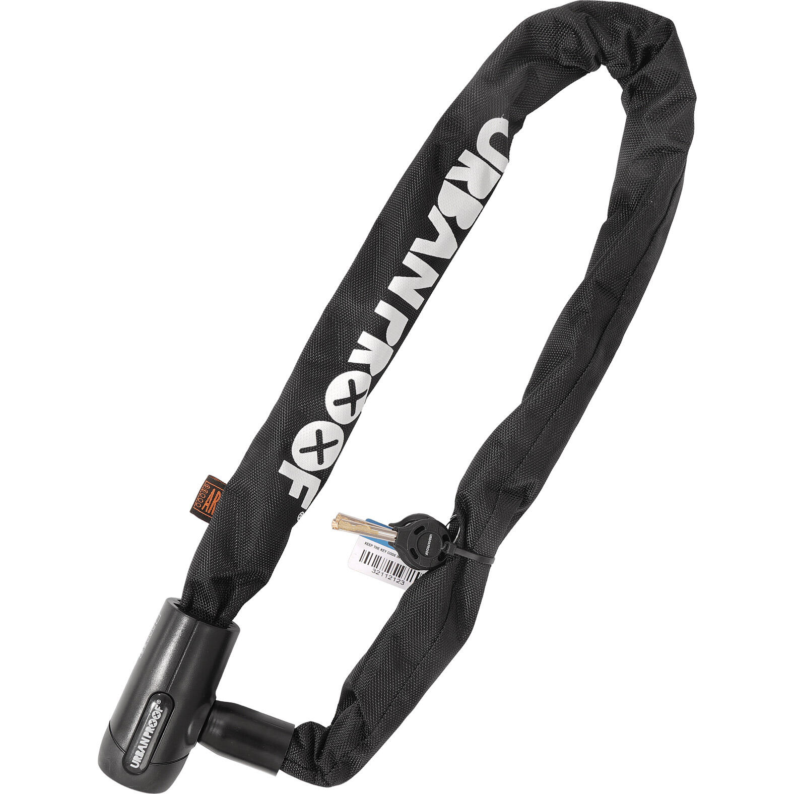 UrbanProof lucchetto a catena Art2 8 mm x 100 cm nero. 4/6