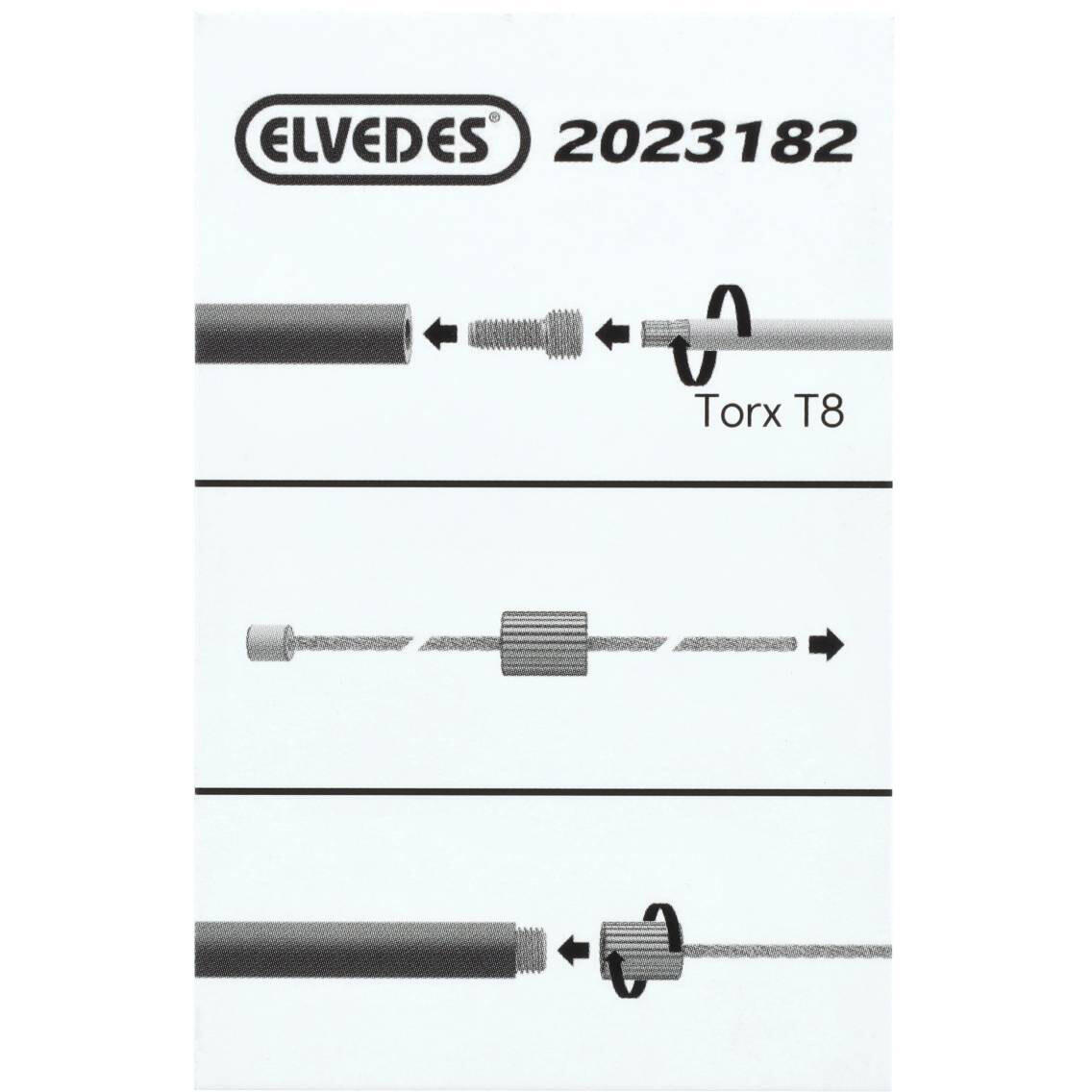 Connexion Elvedes réglée à l'intérieur pour Buitenkabel 4/5