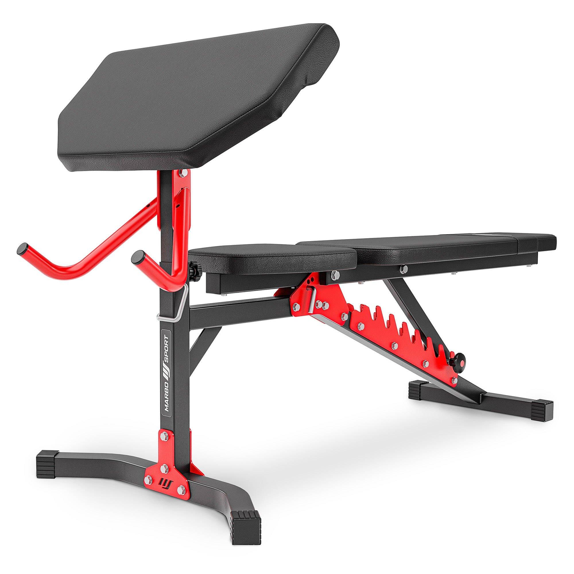 Banc à biceps avec poignées 5/6