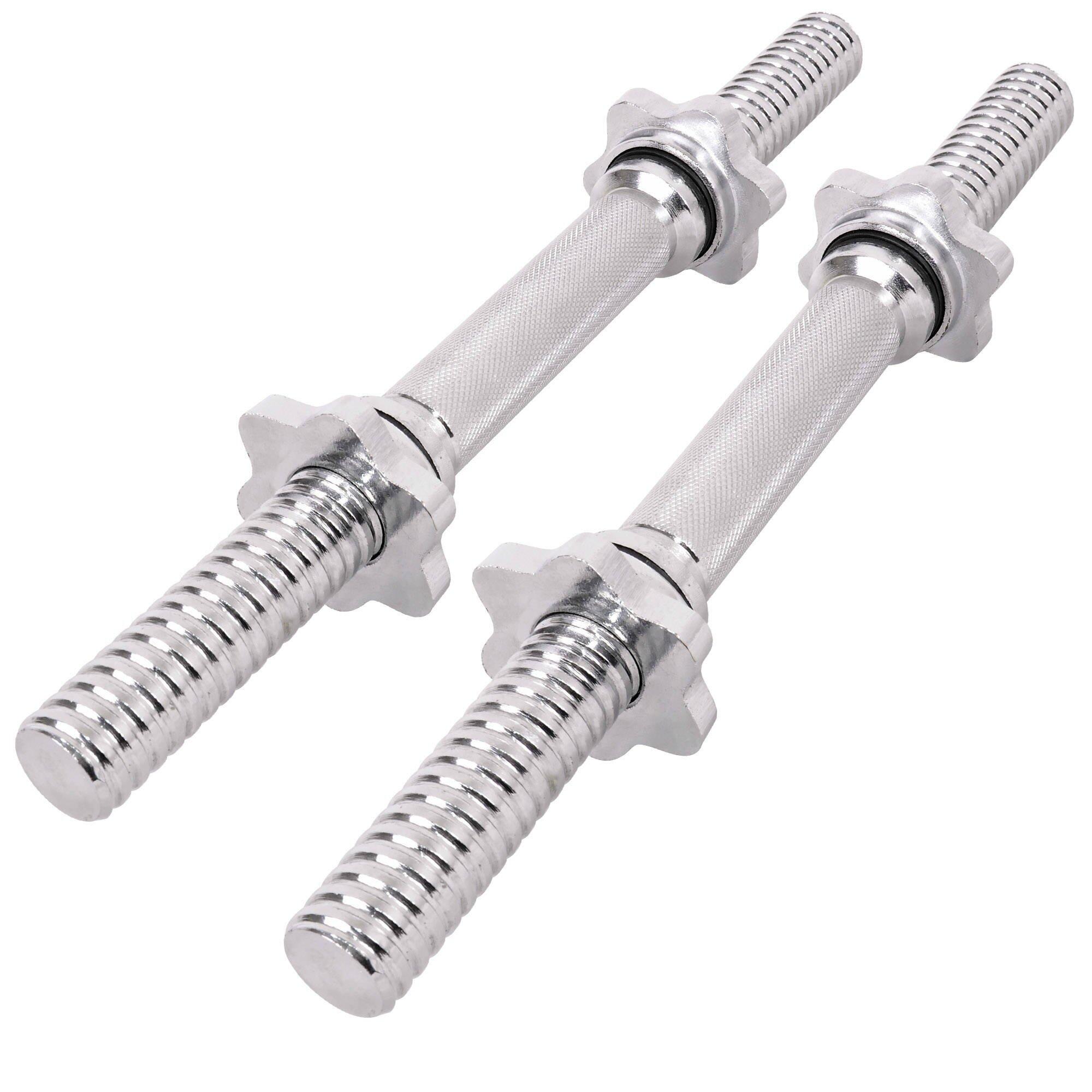 MARBO SPORT 2x Kurzhantelstange mit Sternverschlüssen durchmesser 30 mm 40 cm