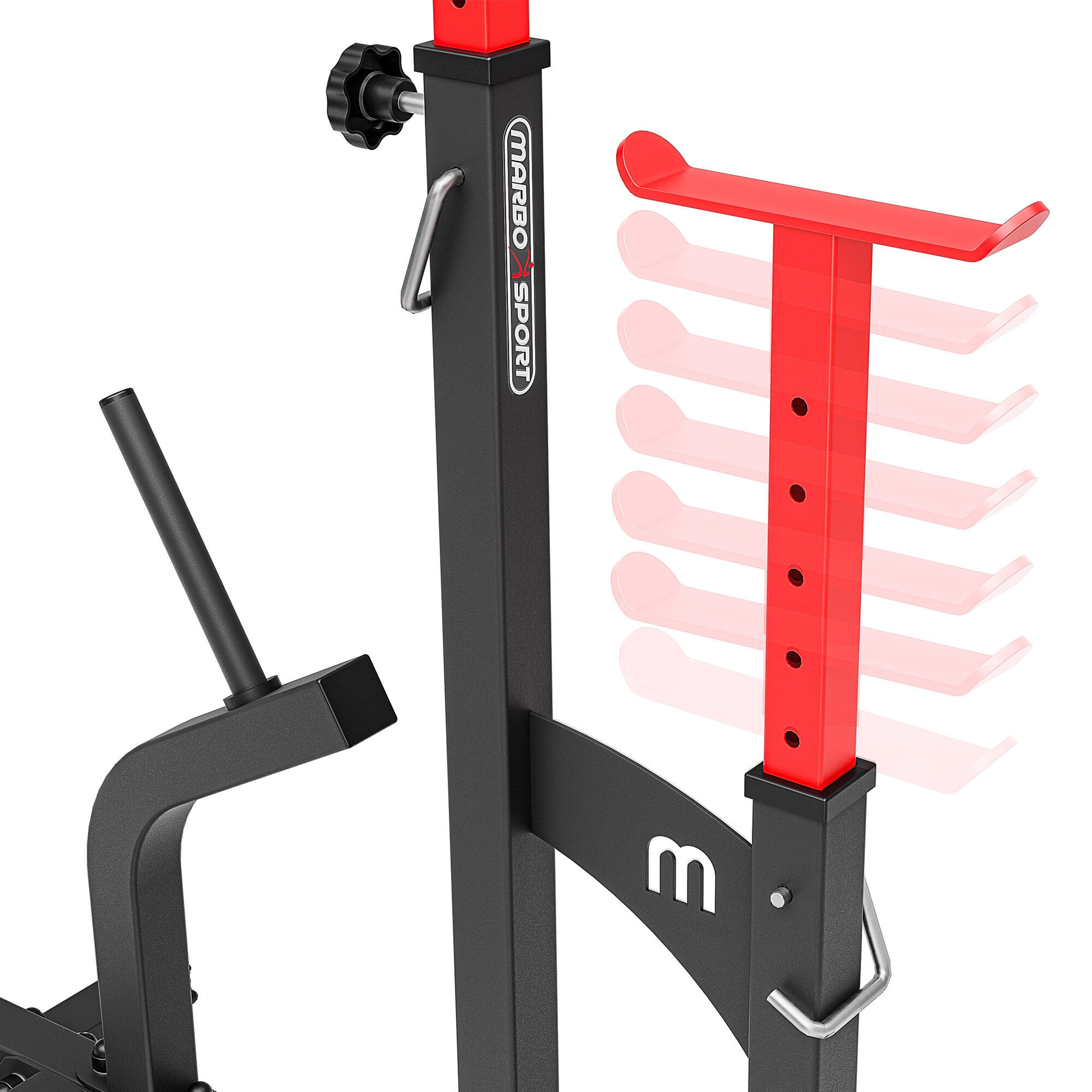 Supports pour barres reliés avec système de protection 5/5
