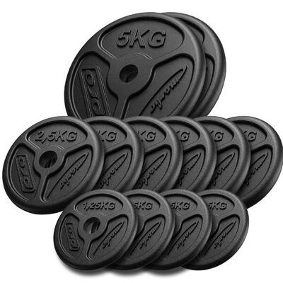 Set gietijzeren gewichten slim ø31 mm marbo sport 30 kg