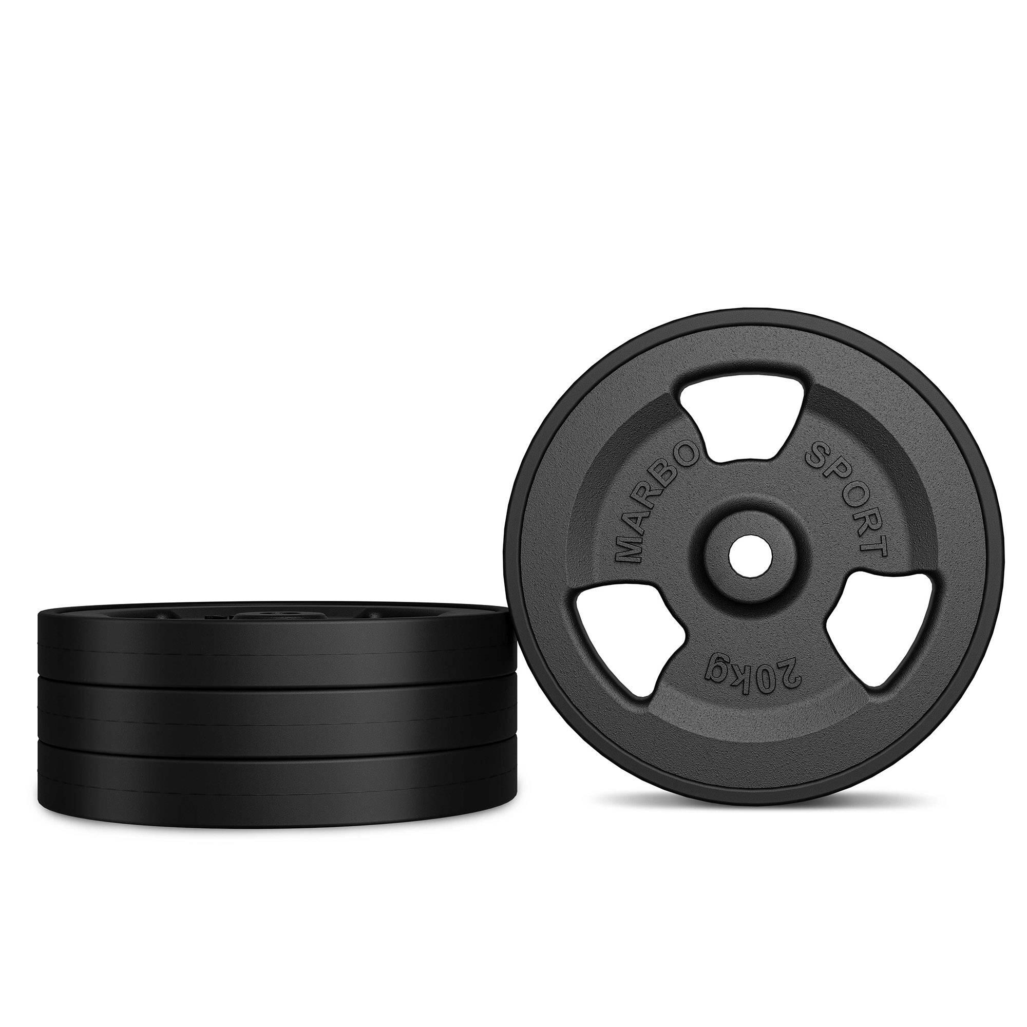 Obciążenie żeliwne gumowane 20kg Marbo Sport 2/5