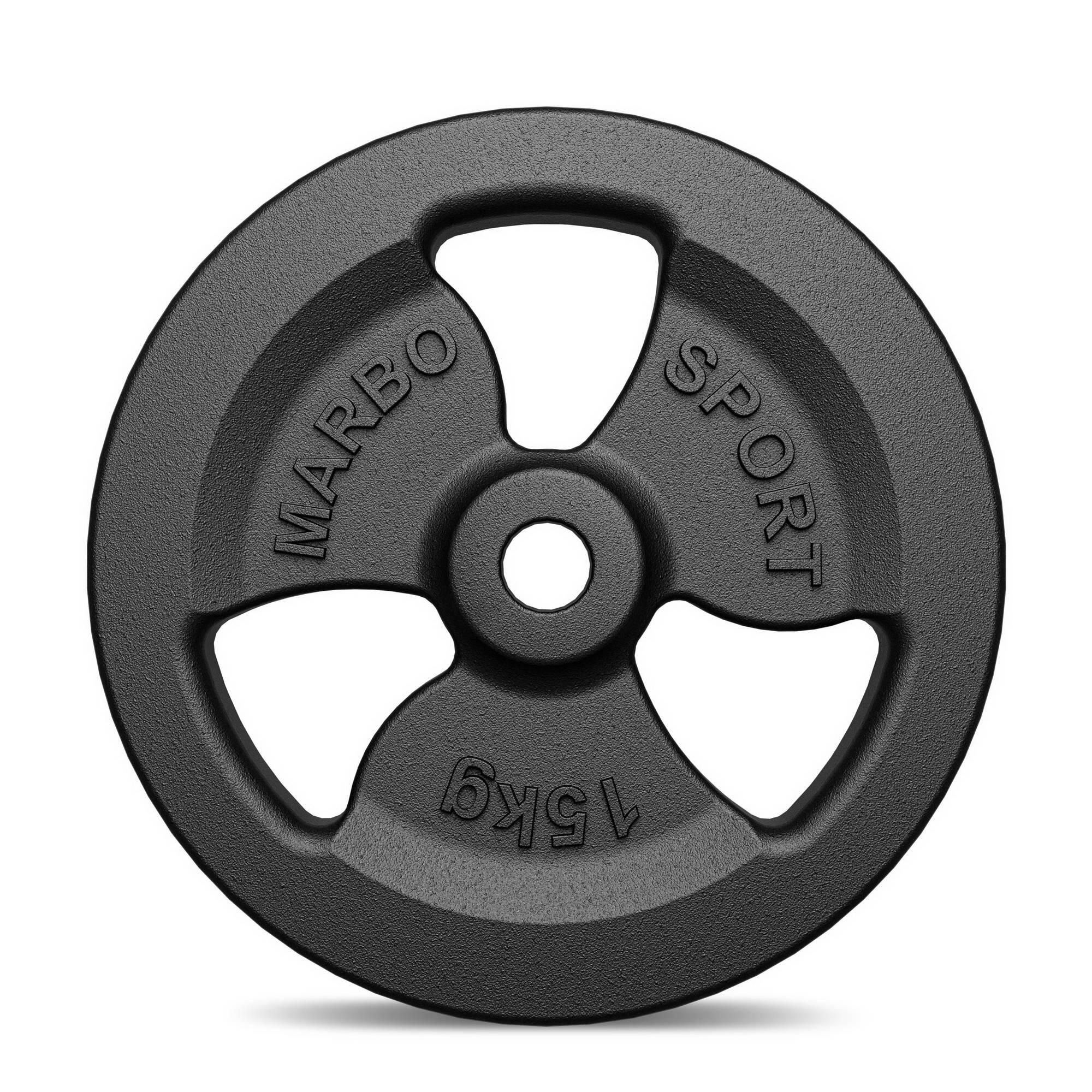 Obciążenie żeliwne Kierownica 15kg Marbo Sport 4/4