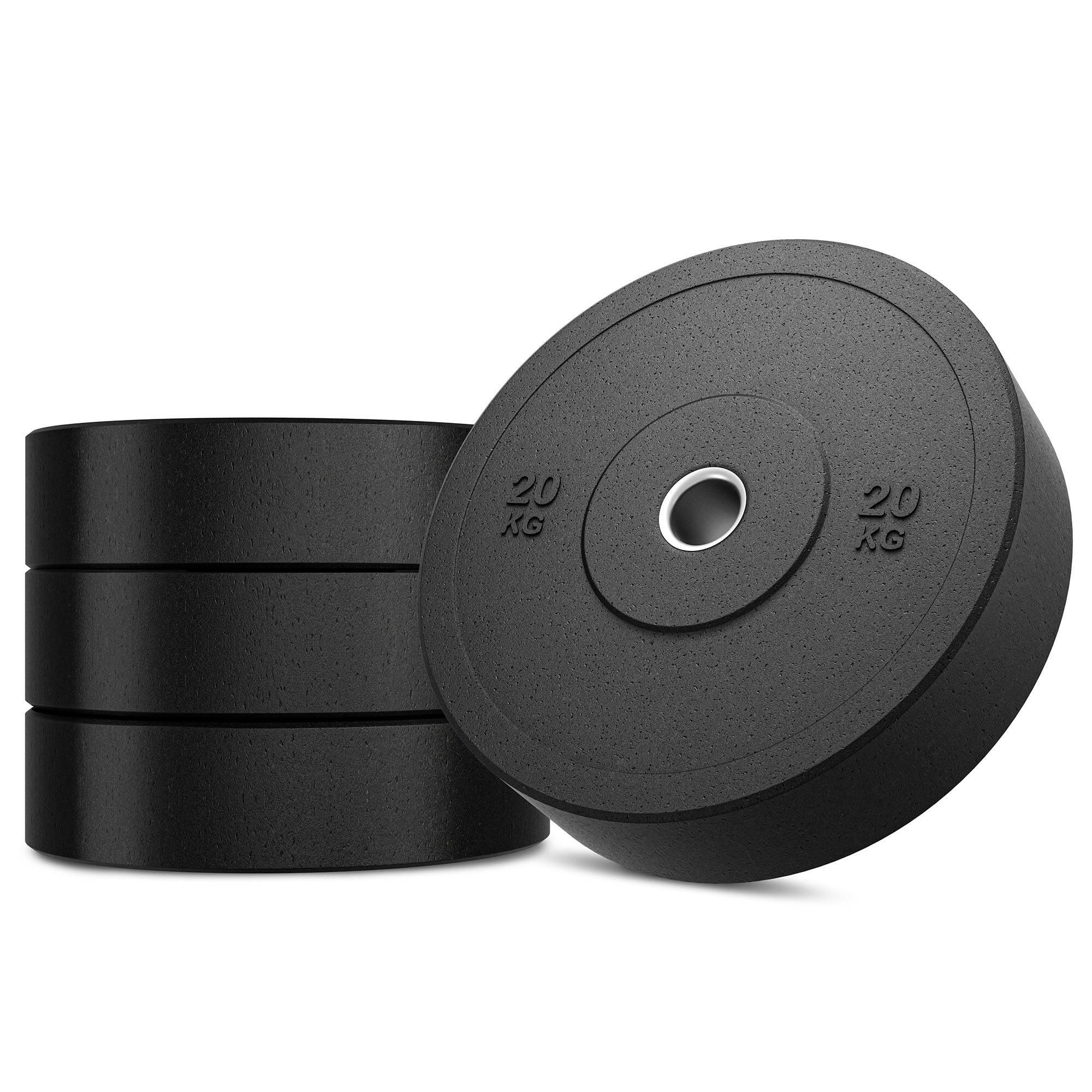 Set dischi pesi in gomma Bumper ø51 mm 60 kg 3/3