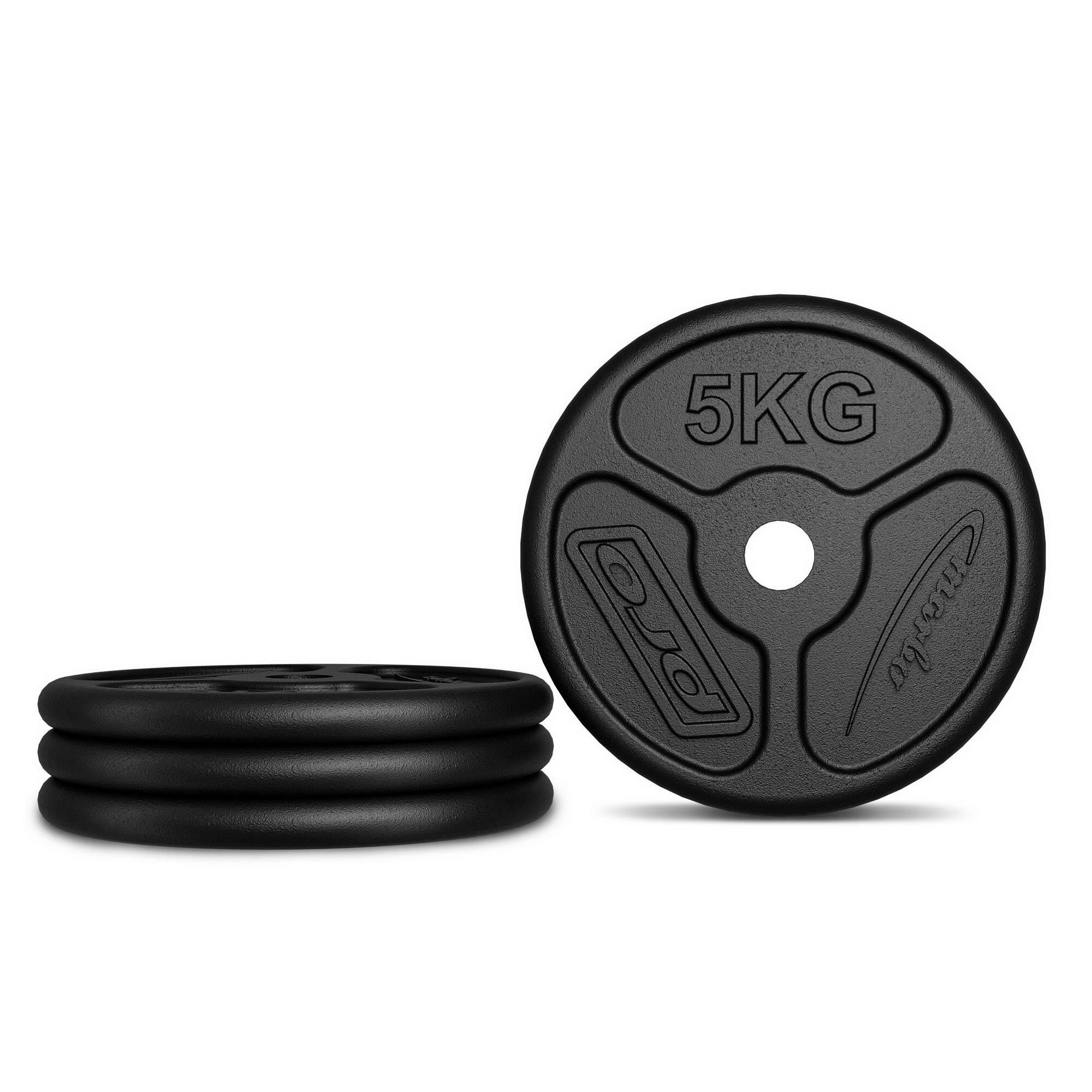 Set di pesi in ghisa SLIM con foro ø31 mm Marbo Sport 30 kg 3/3