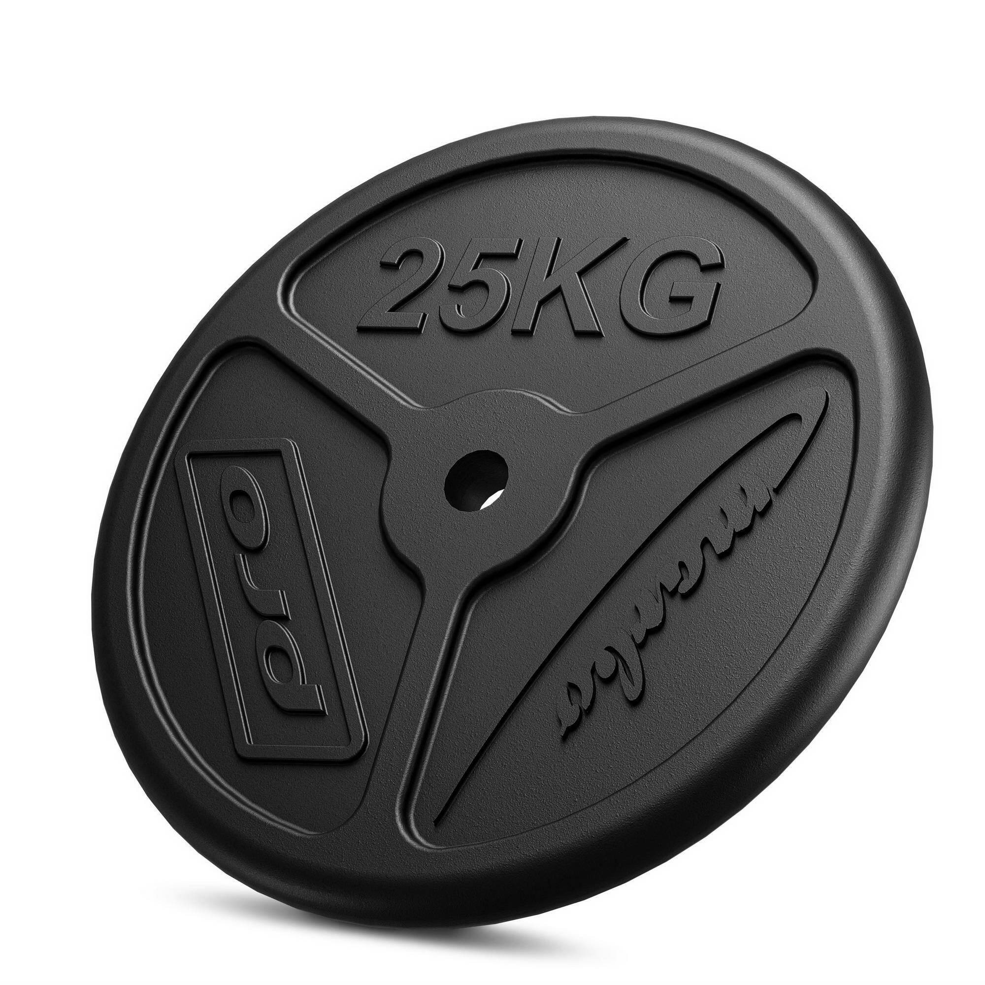 Set di pesi in ghisa SLIM con foro ø31 mm Marbo Sport 50 kg 2/3