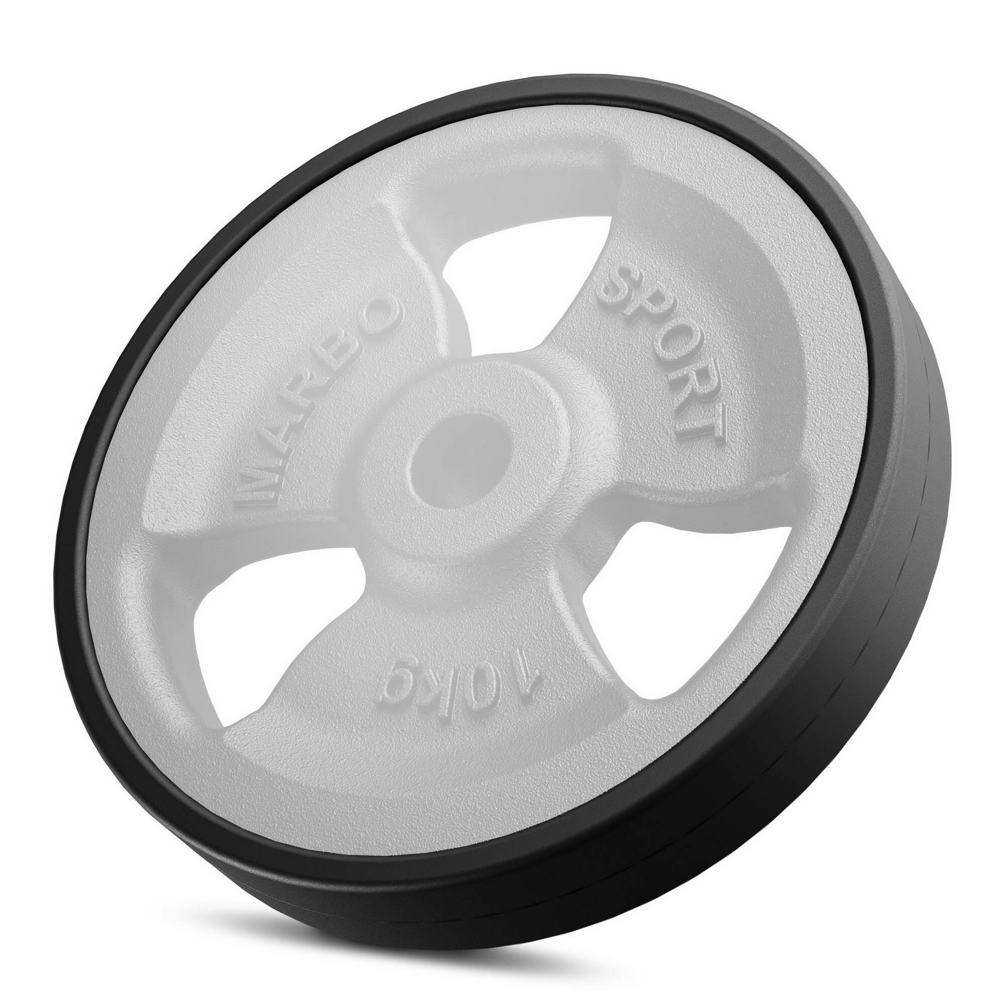 Set pesi in ghisa gommati Tri-Grip 30 kg 3/3