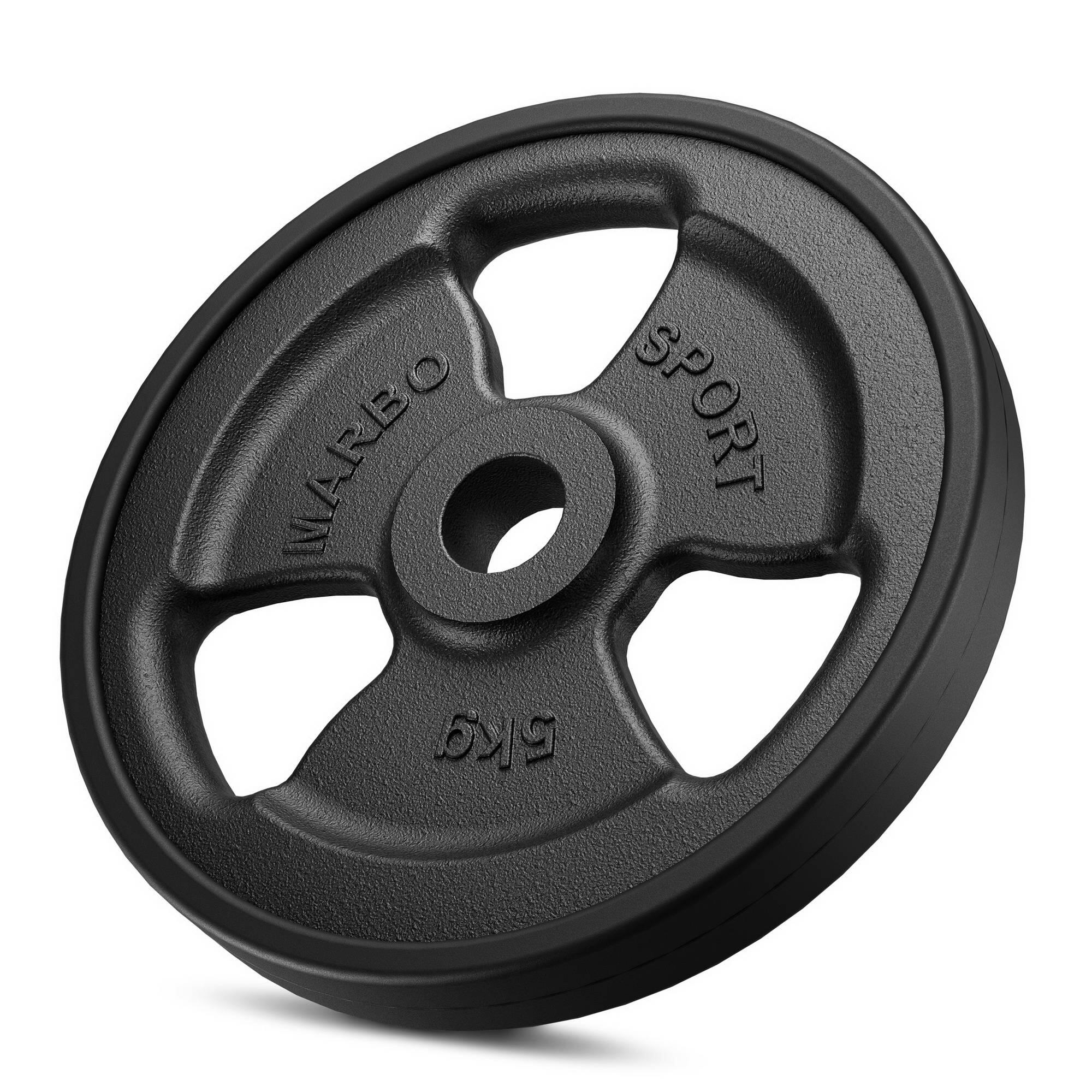Set pesi in ghisa gommati Tri-Grip 29 kg 2/3