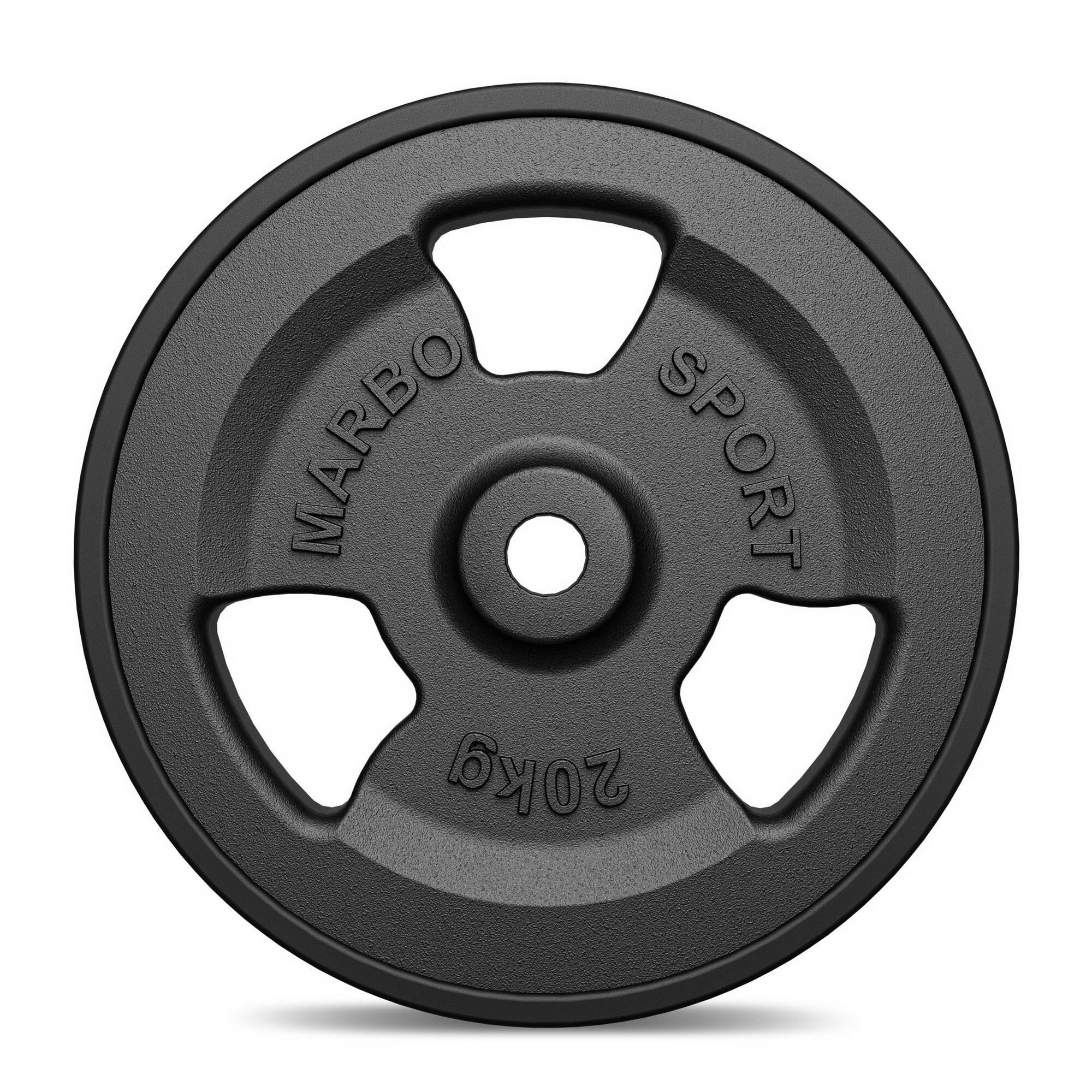 Obciążenie żeliwne gumowane 20kg Marbo Sport 3/5