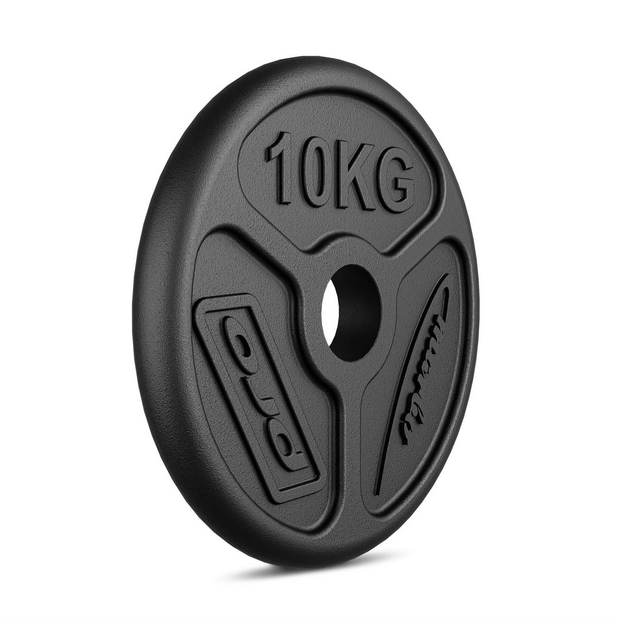 Obciążenie olimpijskie żeliwne 10kg  Marbo Sport 4/4