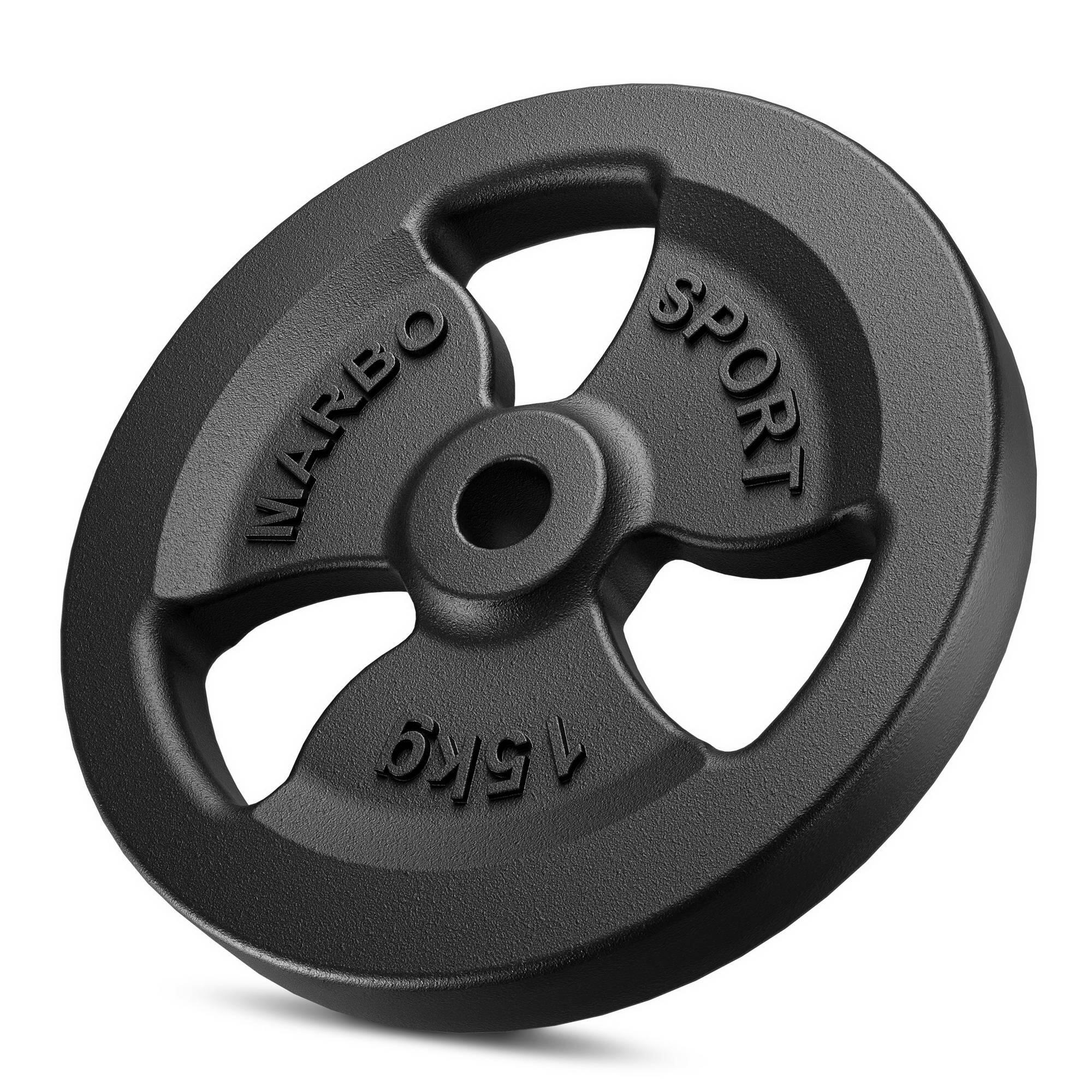 Set di pesi in ghisa Tri-Grip con foro ø31 mm Marbo Sport 29 kg 2/5