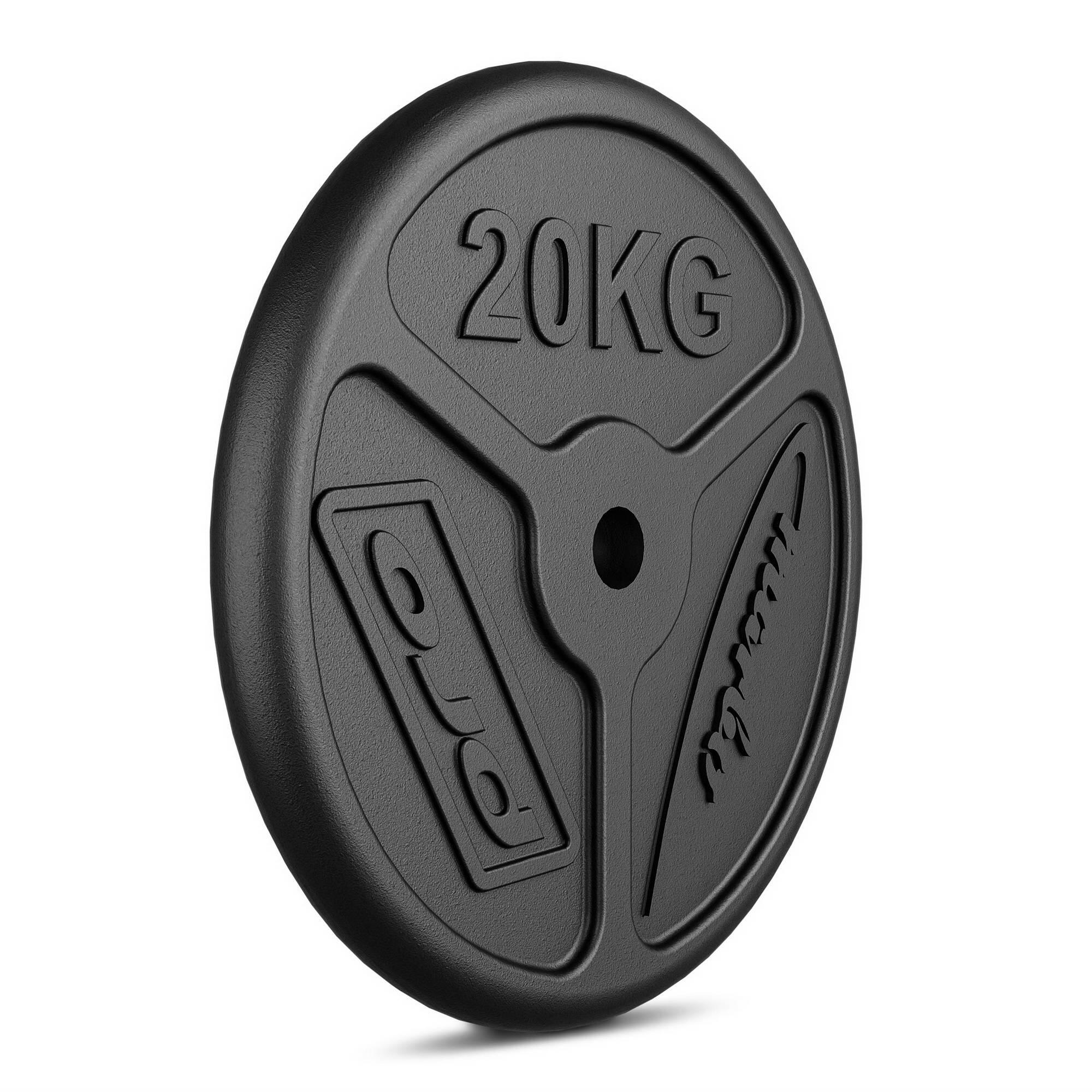 Obciążenie żeliwne SLIM 20kg Marbo Sport 4/4