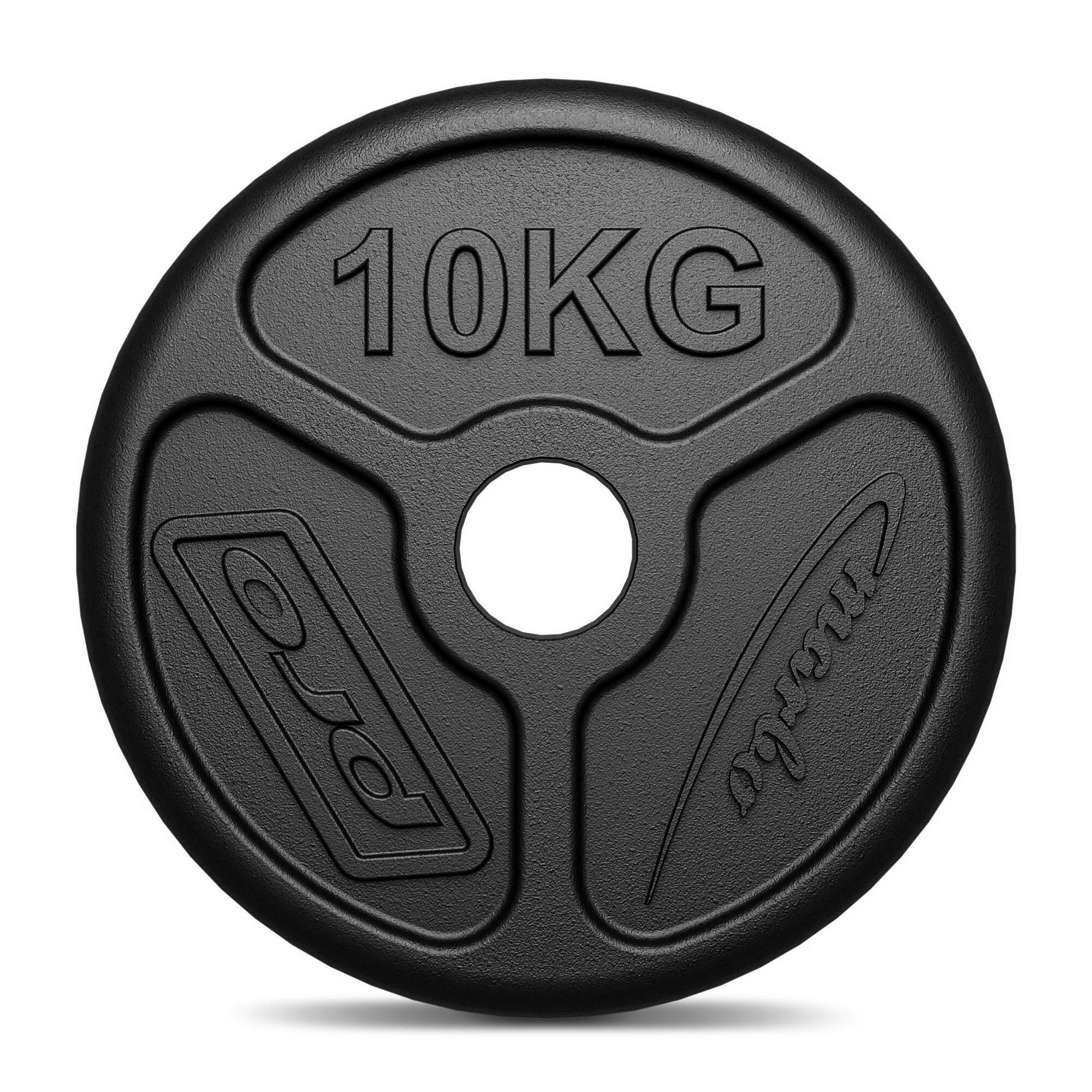 Obciążenie olimpijskie żeliwne 10kg  Marbo Sport 3/4