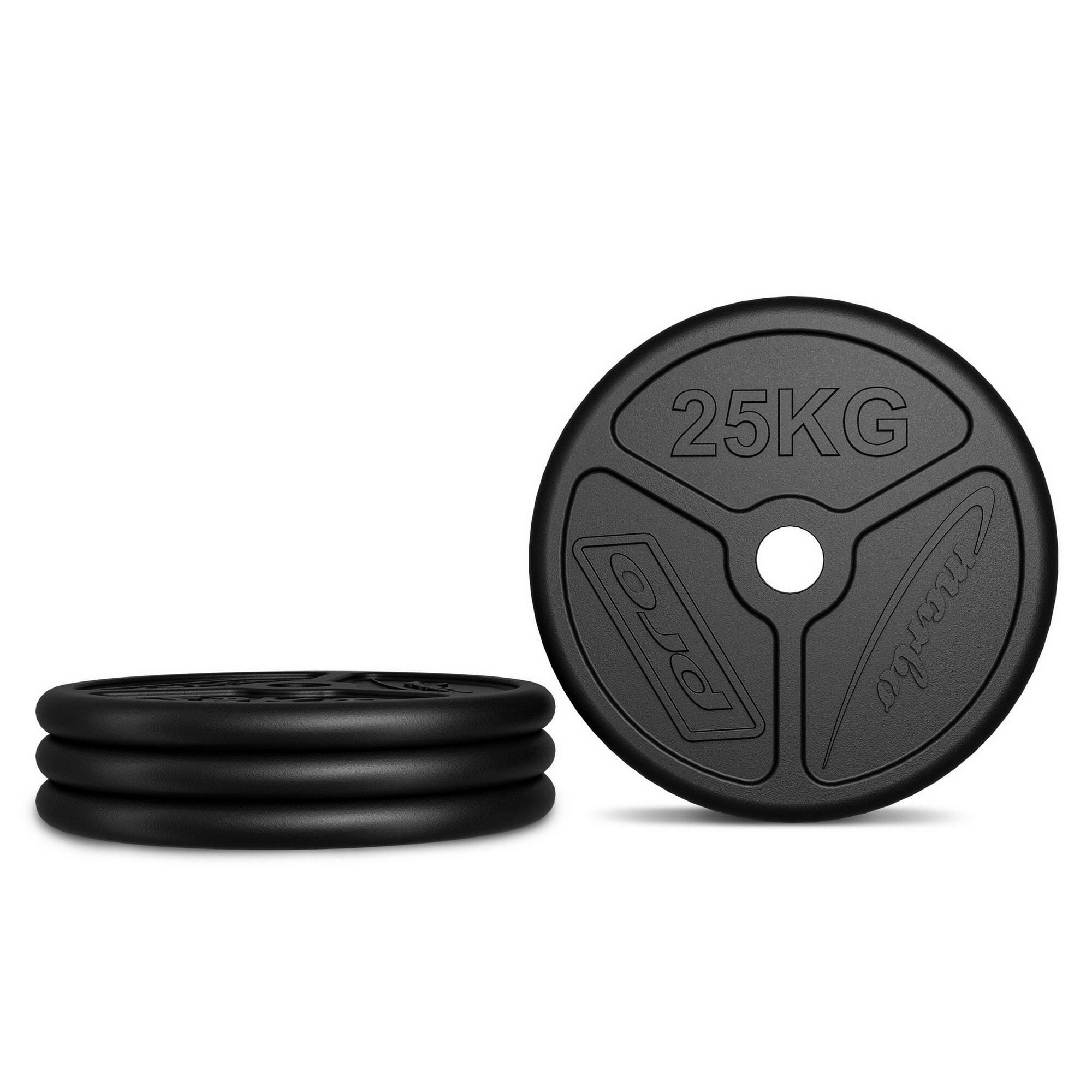 Olympia gegoten halterschijven set gewichten met ø51 mm boring Marbo Sport 50 kg 3/3