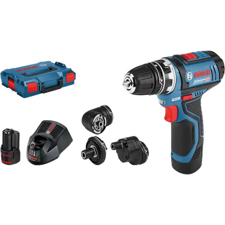 Perceuse combinée Bosch Prof GSR 12V-15FC avec batterie 2/2