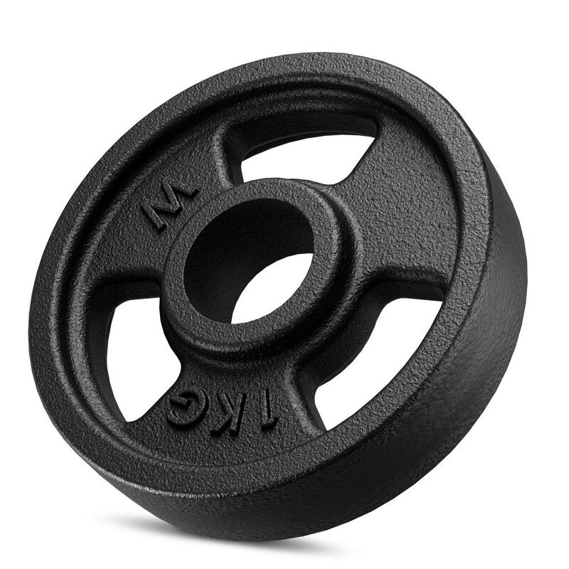 Set de greutăți din fontă Tri-Grip cu gaură ø31 mm 29 kg