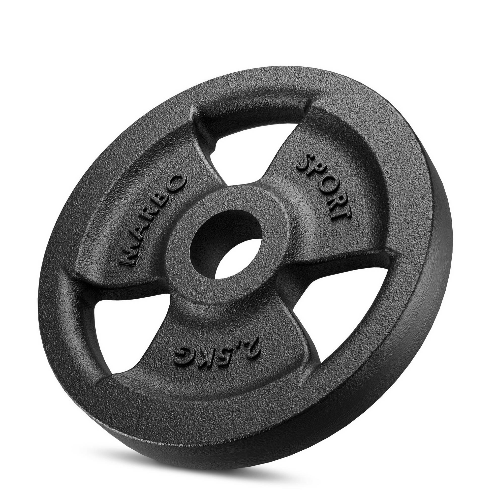 Tri-grip halterschijven van gietijzer ø31 mm Marbo Sport 29 kg 4/6