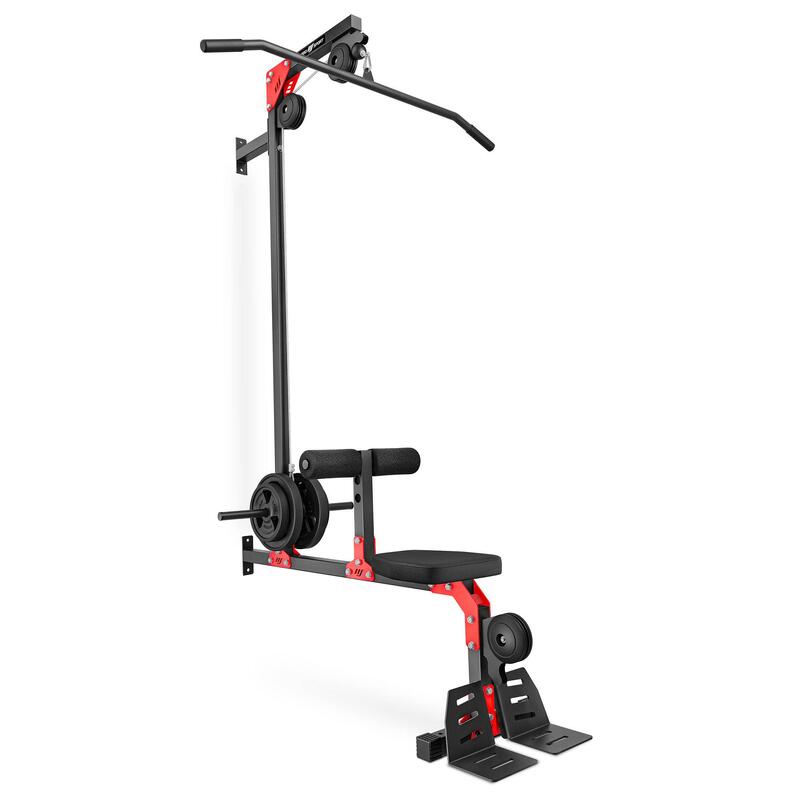 Lat pulldown met zitting en voetsteun Marbo Sport MH-W102 2.0