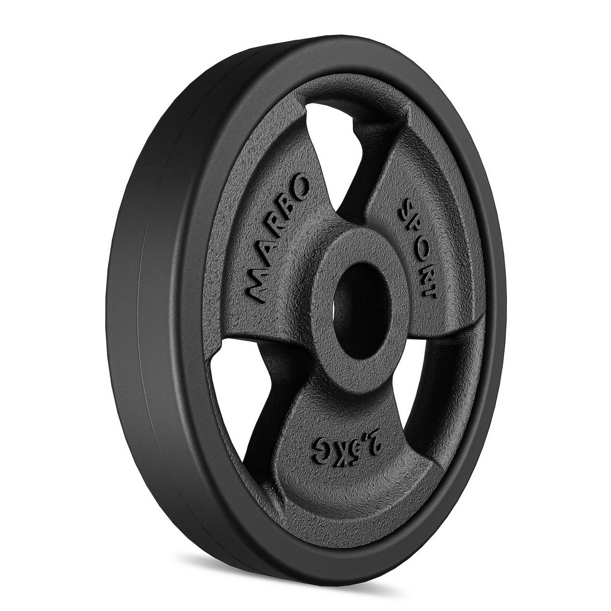 Obciążenie żeliwne gumowane 2,5kg Marbo Sport 4/5