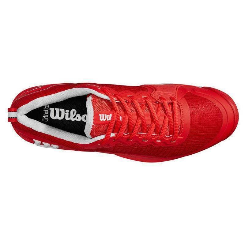 Tênis Wilson Rush Pro 4.5 Clay Vermelho Branco 4/5