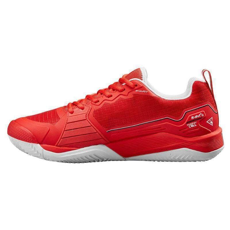 Tênis Wilson Rush Pro 4.5 Clay Vermelho Branco 5/5