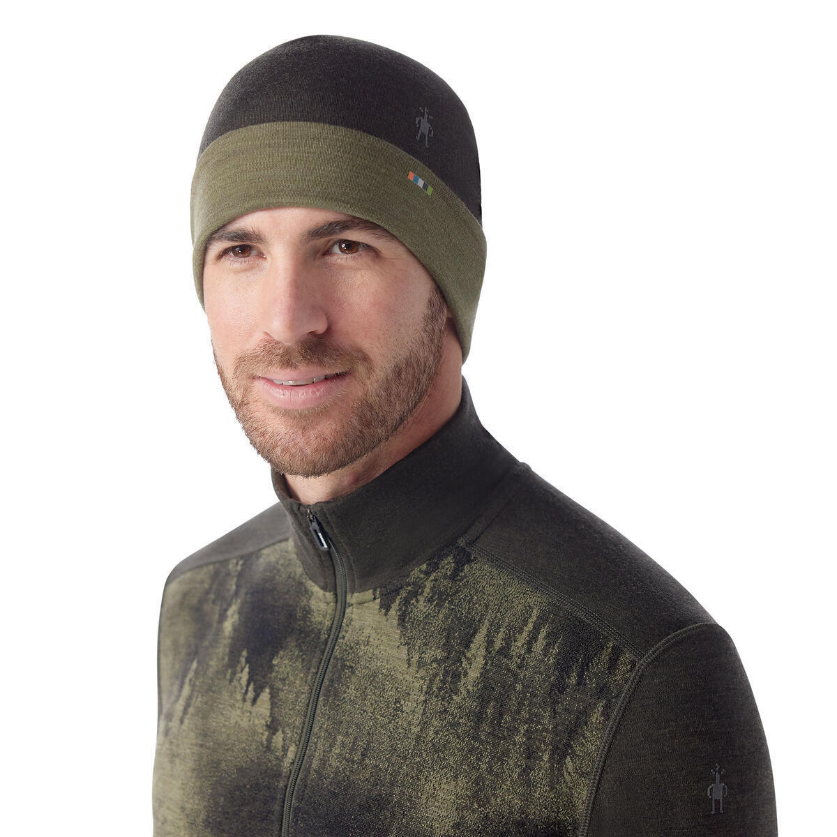 Smartwool Bonnet réversible Thermal Merino Everyday - North Woods Heather 2/2