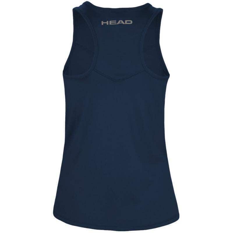 Camiseta Head Easy Court Azul Oscuro Mujer 2/5
