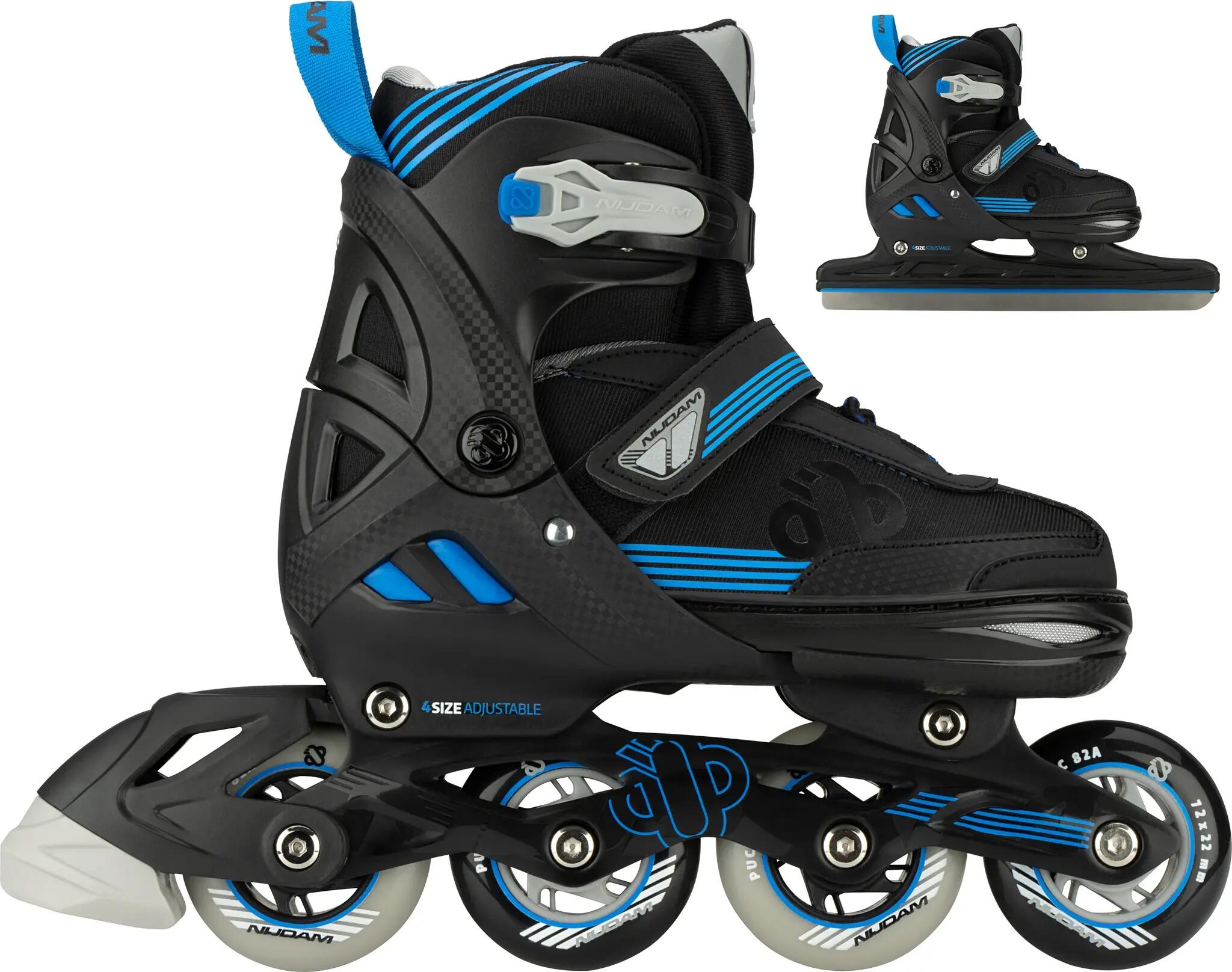 NIJDAM Nijdam - Blue Blaze - Combo inline / Noren - Verstelbaar