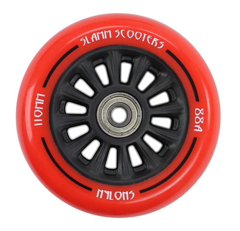 SLAMM SCOOTERS Slamm  Stuntstep Wheel 110mm Nylon Core Red
