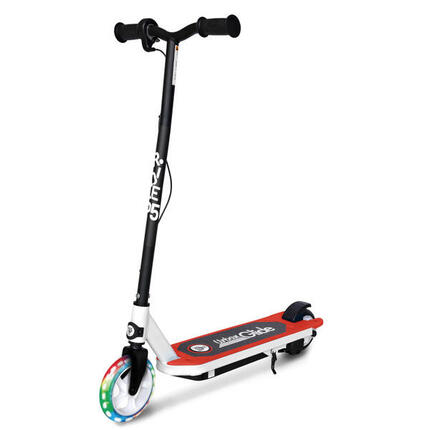 Kid-55 Flash Rouge Trottinette électrique enfant LED 10 km/h