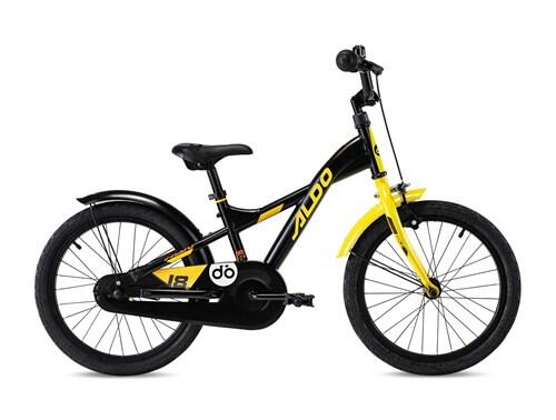 ALDO Aldo 18 inch powerbike zwart/geel ( 9273 )