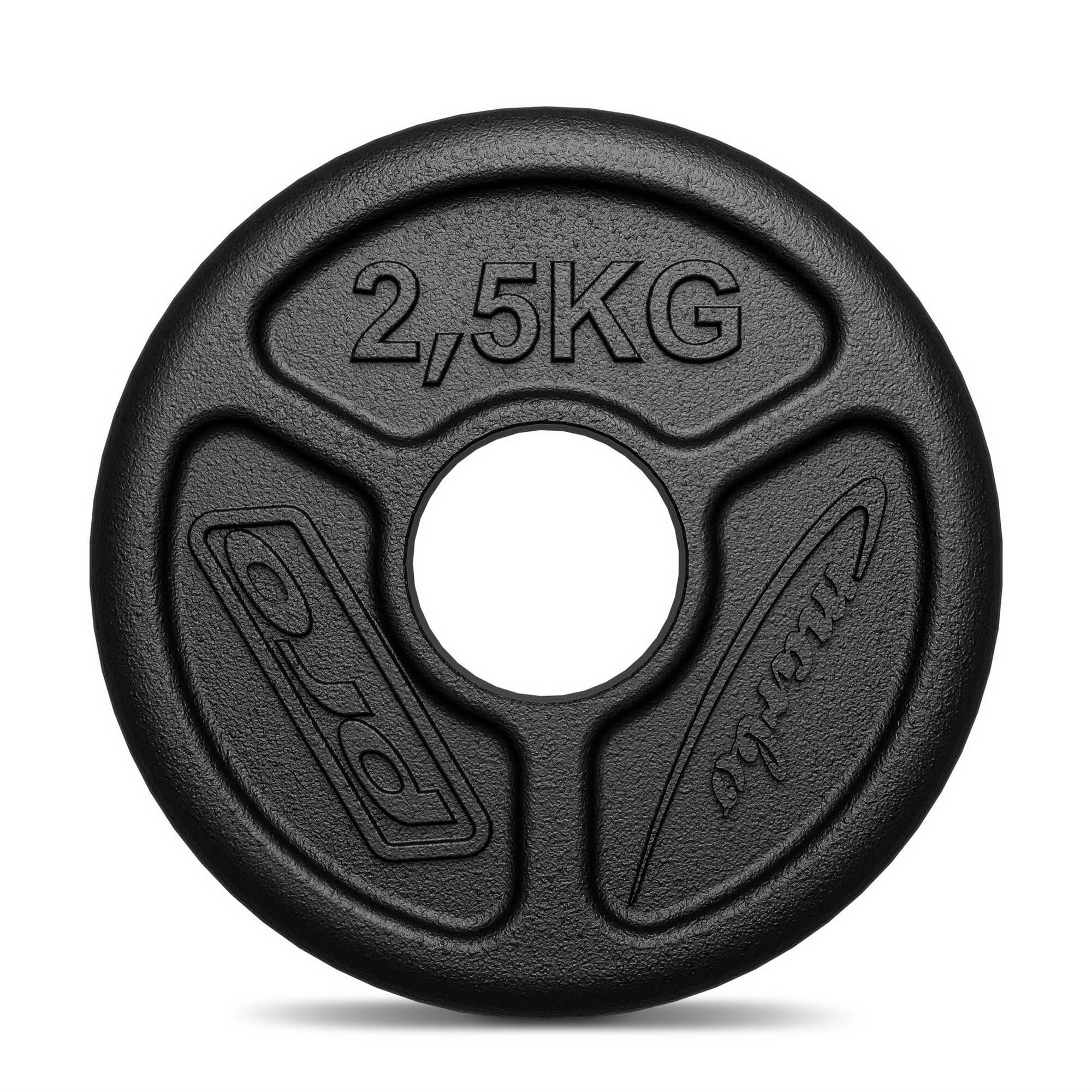Obciążenie olimpijskie żeliwne 2,5kg Marbo Sport 3/4