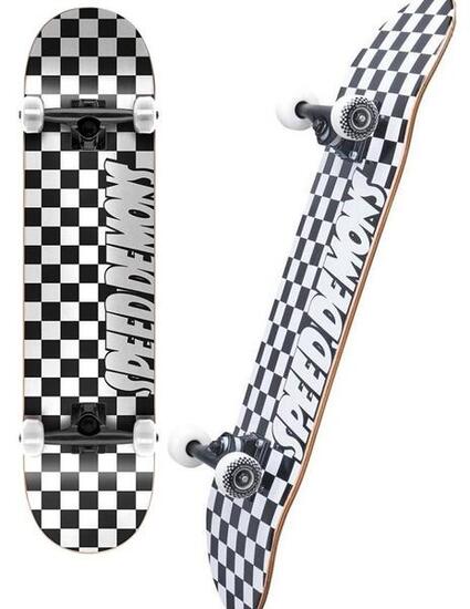 Planche de skate complete Speed Demons Checkers 8