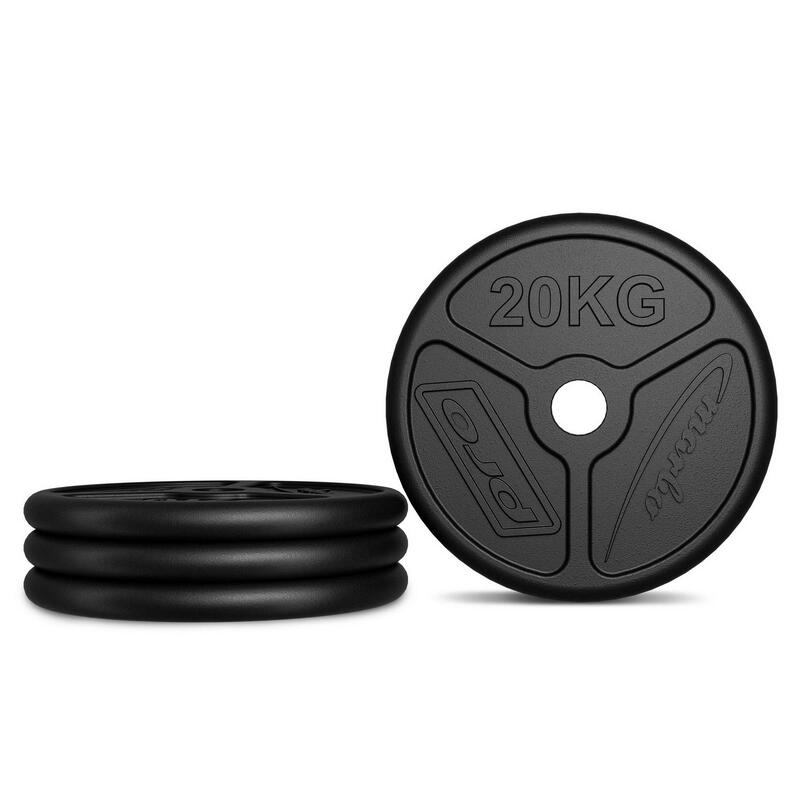 Ensemble de poids en fonte olympiques ø51 mm Marbo Sport 60 kg