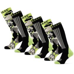 Chaussettes de ski Poederbaas 6-pack Camo Black
