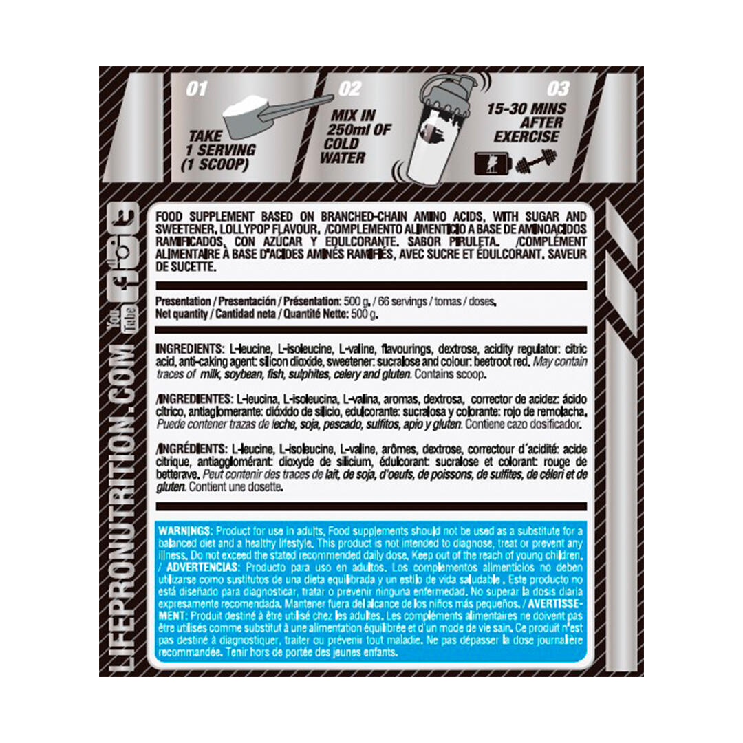 BCAA Life Pro BCAA 2:1:1 500g 2/4