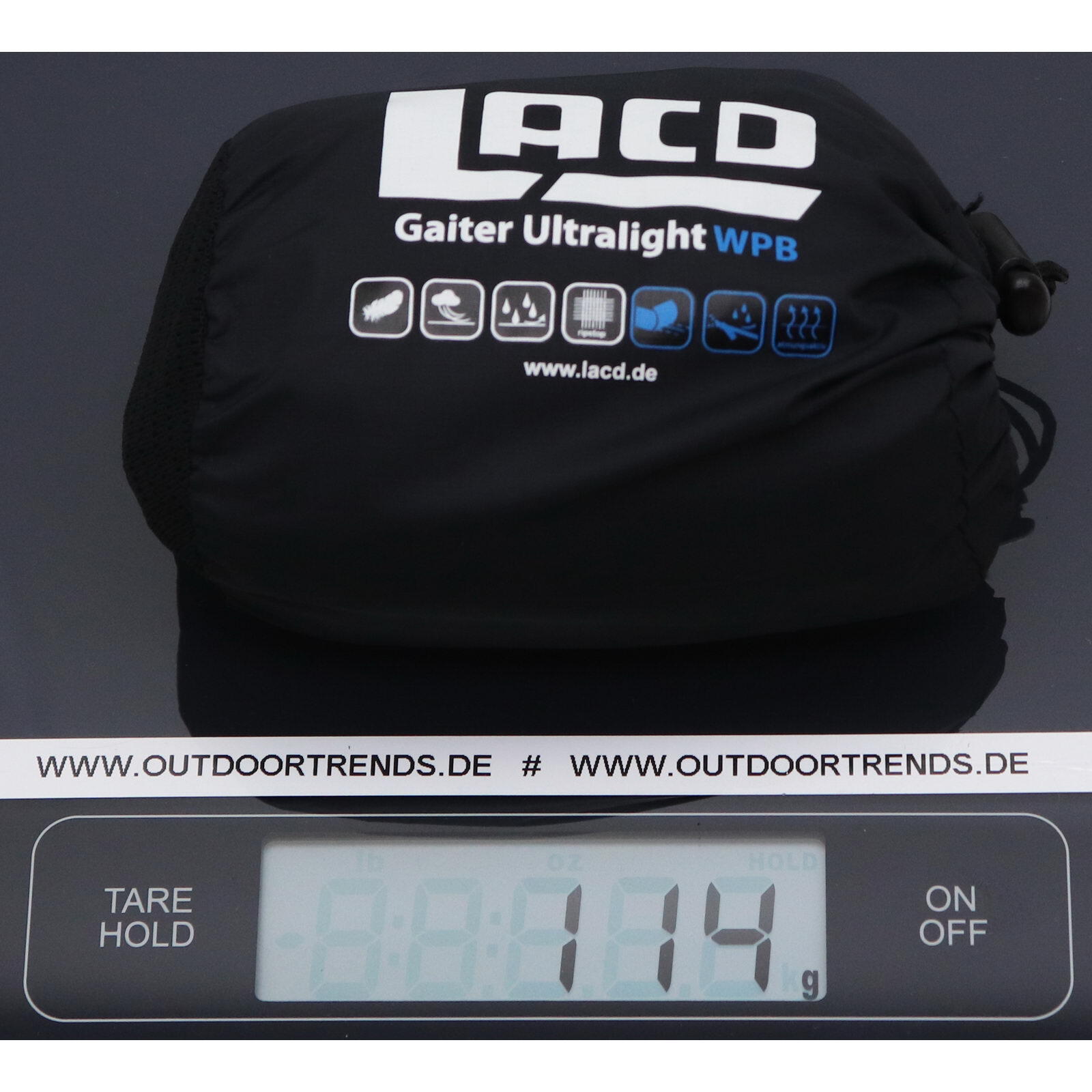Gamaschen Gaiter Ultralight WPB black 2/2