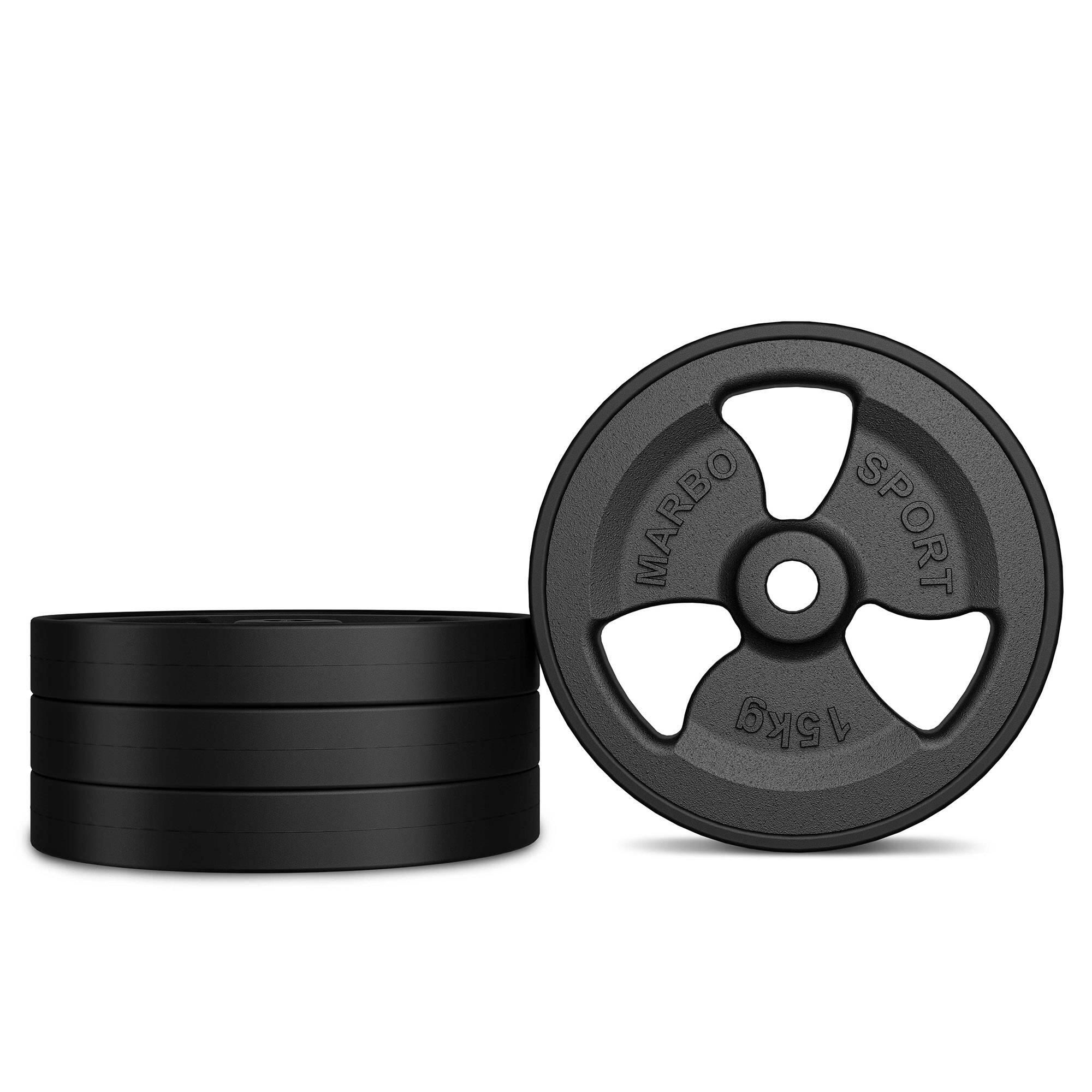 Obciążenie żeliwne gumowane 15kg Marbo Sport 2/5