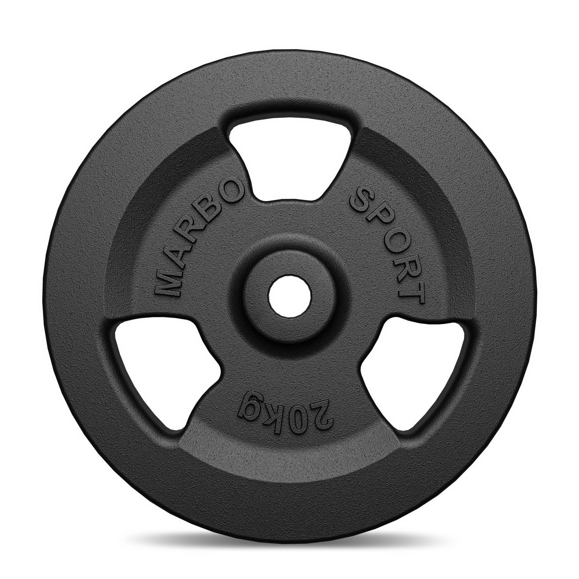 Obciążenie żeliwne Kierownica 20kg Marbo Sport 4/4
