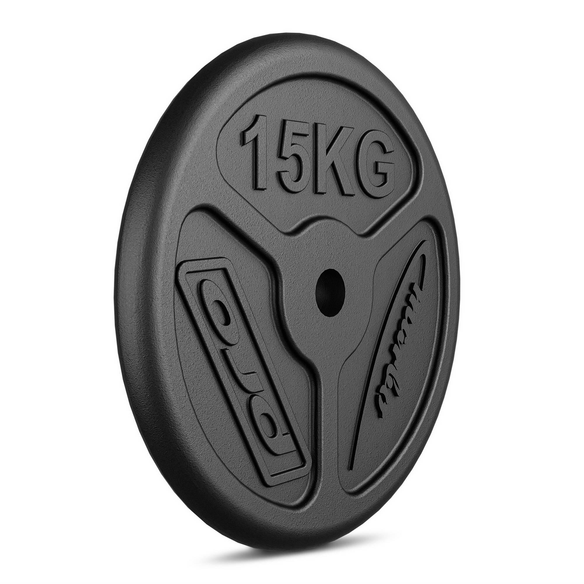 Obciążenie żeliwne SLIM 15kg Marbo Sport 3/4