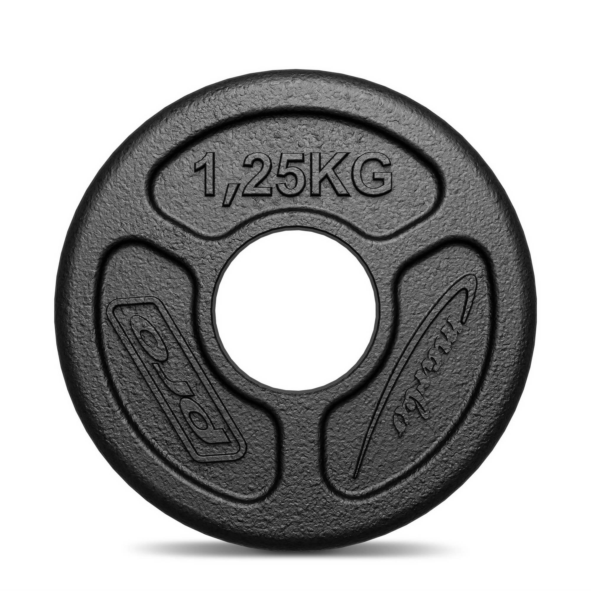 Obciążenie olimpijskie żeliwne 1,25kg Marbo Sport 3/4