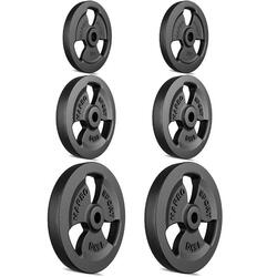 Ensemble de poids en fonte Tri-grip ø31 mm Marbo Sport 60 kg