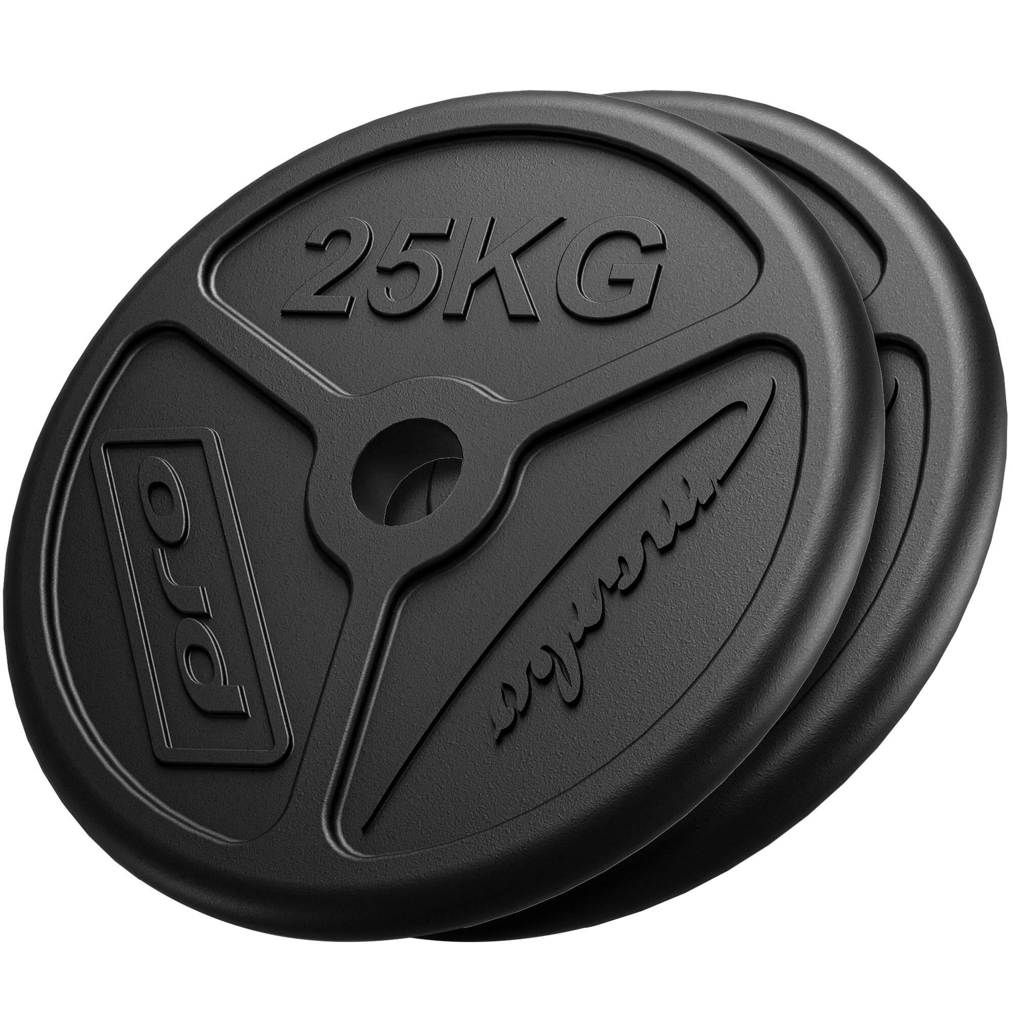 Olympia gegoten halterschijven set gewichten met ø51 mm boring Marbo Sport 50 kg 1/3