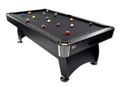 NORTH Gardone Table de billard Noir/Noir 8FT