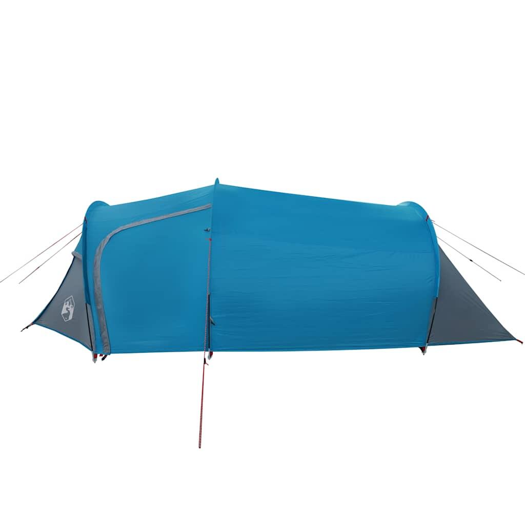 VidaXL 3-Person Tunnel Tent with Living Area Waterproof Blue 7/7